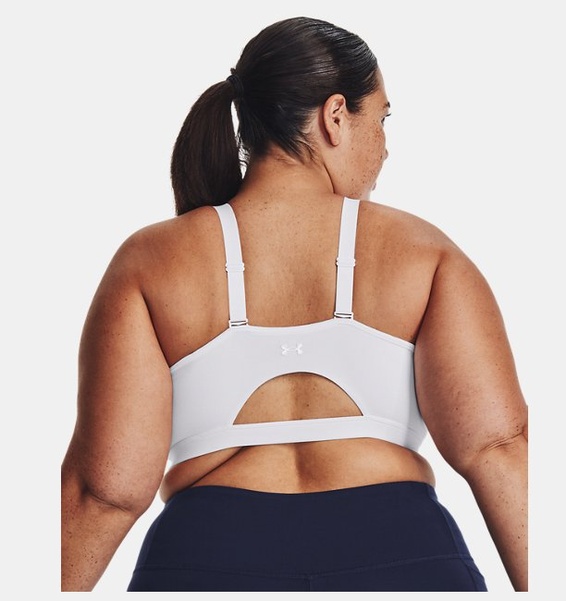 Beyaz Kadın UA SmartForm Evolution Mid Spor Sütyeni