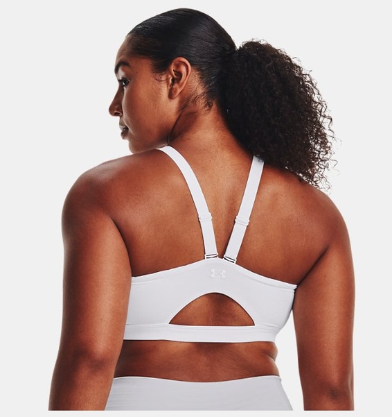 Beyaz Kadın UA SmartForm Evolution Mid Spor Sütyeni