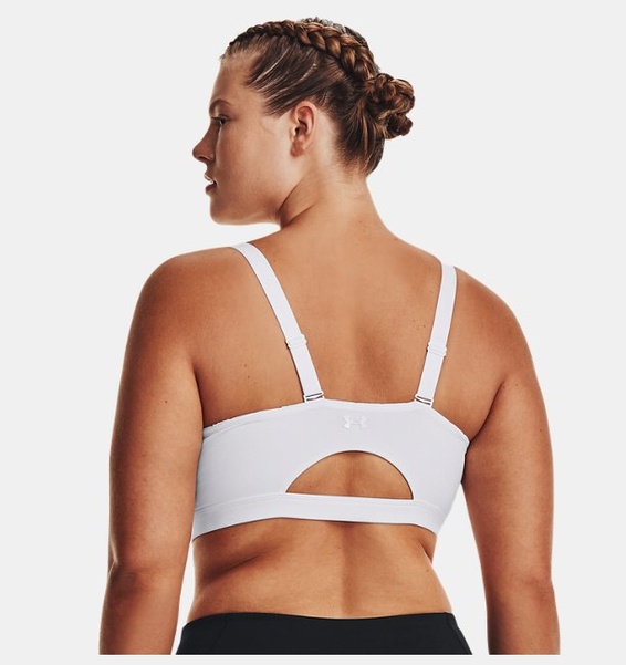 Beyaz Kadın UA SmartForm Evolution Mid Spor Sütyeni