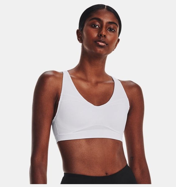 Beyaz Kadın UA SmartForm Evolution Mid Spor Sütyeni