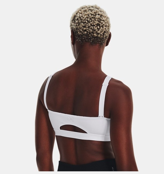 Beyaz Kadın UA SmartForm Evolution Mid Spor Sütyeni