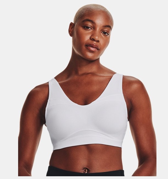 Beyaz Kadın UA SmartForm Evolution Mid Spor Sütyeni