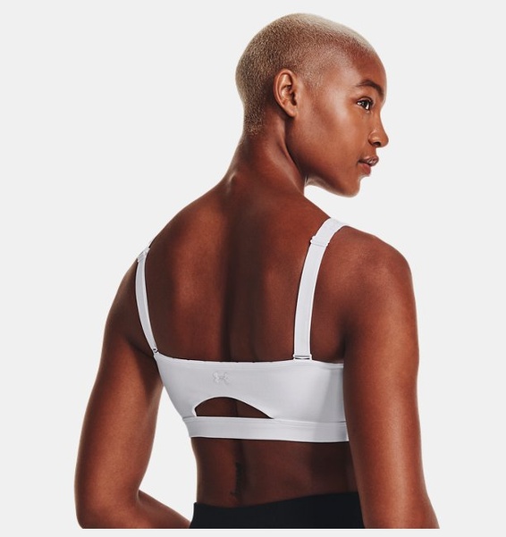 Beyaz Kadın UA SmartForm Evolution Mid Spor Sütyeni