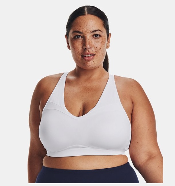 Beyaz Kadın UA SmartForm Evolution Mid Spor Sütyeni