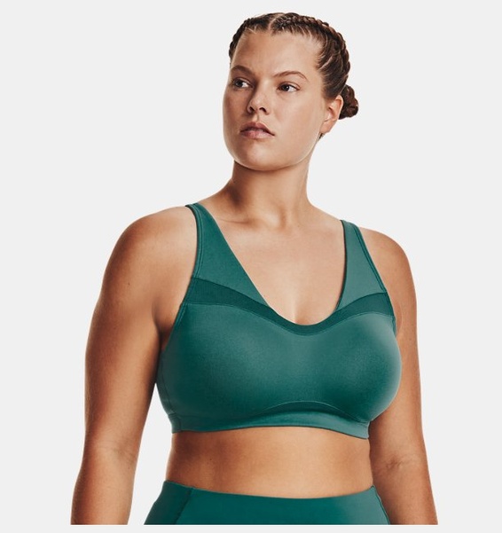 Yeşil Kadın UA SmartForm Evolution Mid Spor Sütyeni