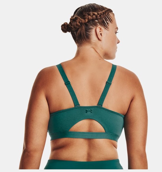 Yeşil Kadın UA SmartForm Evolution Mid Spor Sütyeni
