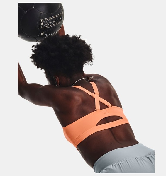 Turuncu Kadın UA SmartForm Evolution Mid Spor Sütyeni