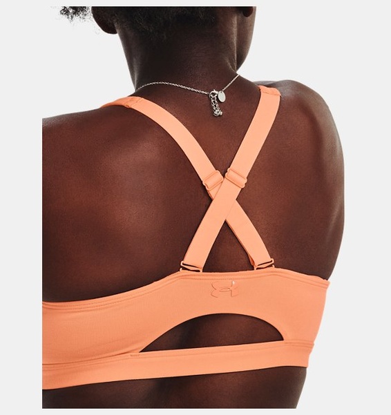 Turuncu Kadın UA SmartForm Evolution Mid Spor Sütyeni