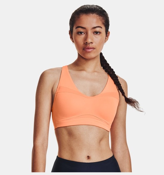 Turuncu Kadın UA SmartForm Evolution Mid Spor Sütyeni