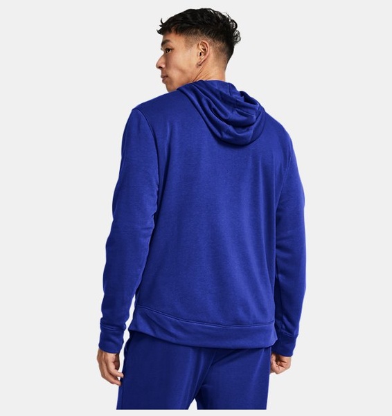 Mavi Erkek UA Rival Terry LC Tam Fermuarlı Sweatshirt