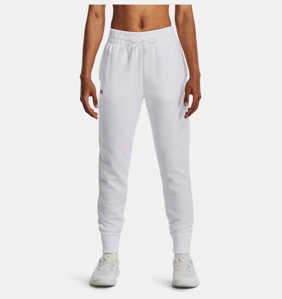 Beyaz Kadın UA Rival Fleece Eşofman Altı