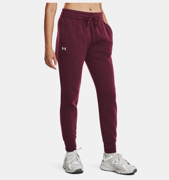 Bordo Kadın UA Rival Fleece Eşofman Altı