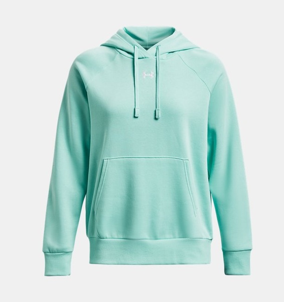 Turkuaz Kadın UA Rival Fleece Kapüşonlu Üst