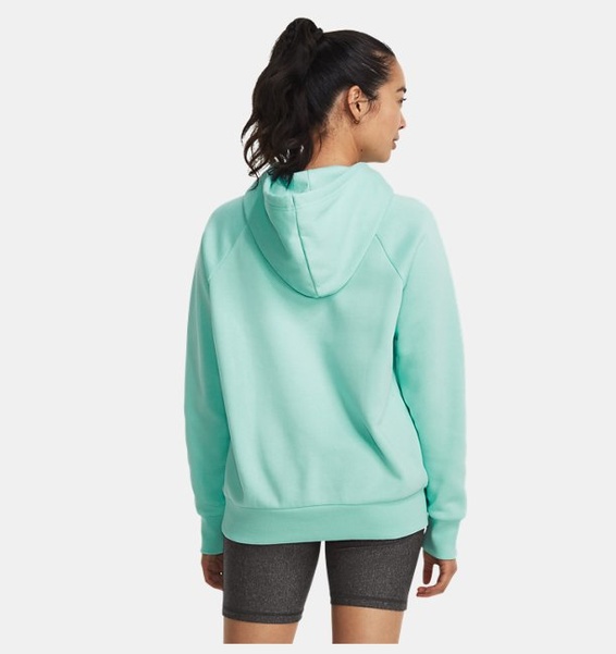 Turkuaz Kadın UA Rival Fleece Kapüşonlu Üst