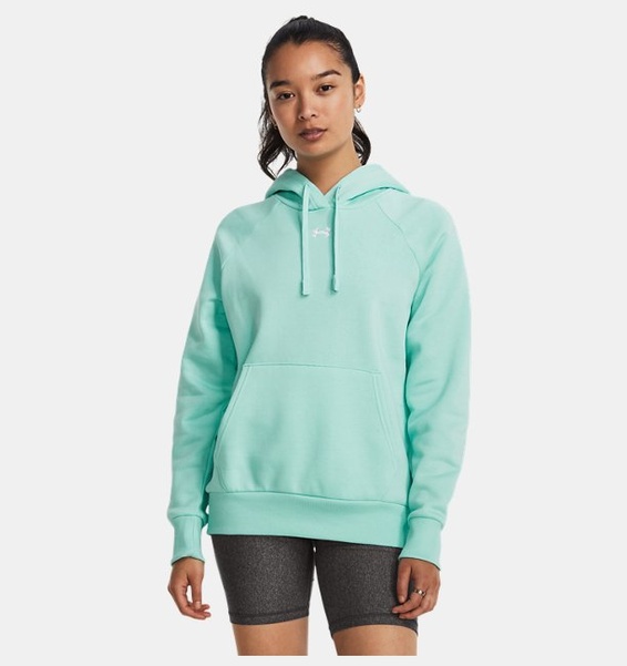 Turkuaz Kadın UA Rival Fleece Kapüşonlu Üst