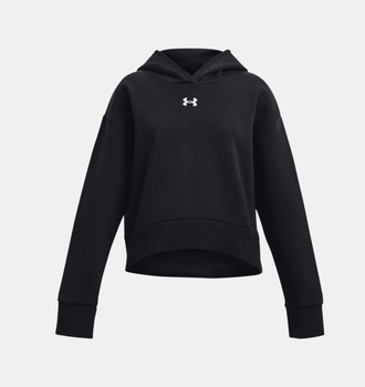 Çocuk UA Rival Fleece Kapüşonlu Üst