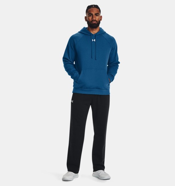 Yeşil Erkek UA Rival Fleece Kapüşonlu Üst