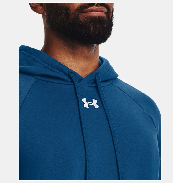 Yeşil Erkek UA Rival Fleece Kapüşonlu Üst