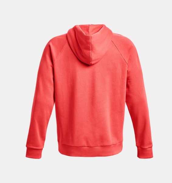 Kırmızı Erkek UA Rival Fleece Kapüşonlu Üst