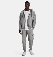 Erkek UA Rival Fleece Tam Fermuarlı Kapüşonlu Üst