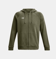 Erkek UA Rival Fleece Tam Fermuarlı Kapüşonlu Üst