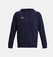 Erkek UA Rival Fleece Tam Fermuarlı Kapüşonlu Üst