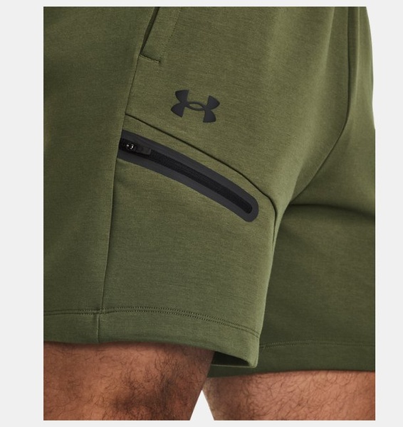 Haki Erkek UA Unstoppable Fleece Şort