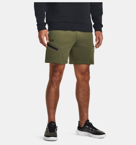 Haki Erkek UA Unstoppable Fleece Şort