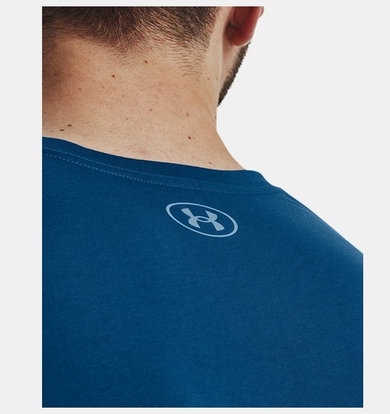 Mavi Erkek UA Team Issue Wordmark Kısa Kollu T-shirt