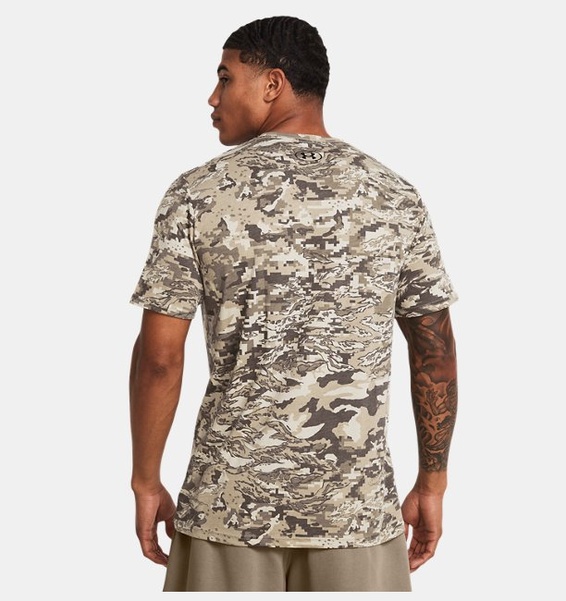 Kahverengi Erkek UA ABC Camo Kısa Kollu T-shirt