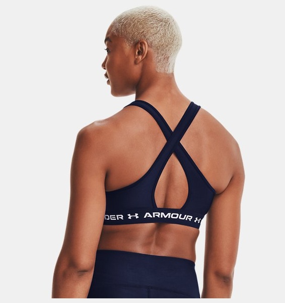 Lacivert Kadın UA Crossback Mid Spor Sütyeni
