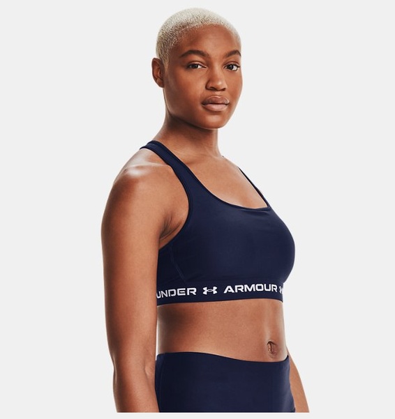 Lacivert Kadın UA Crossback Mid Spor Sütyeni