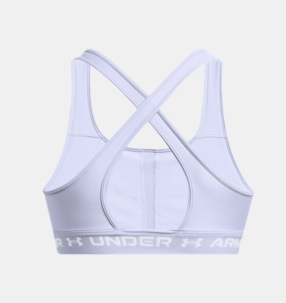 Lila Kadın UA Crossback Mid Spor Sütyeni