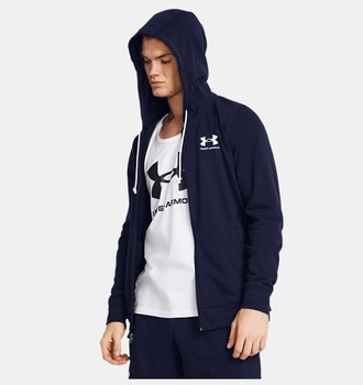 Erkek UA Rival Terry LC Tam Fermuarlı Sweatshirt
