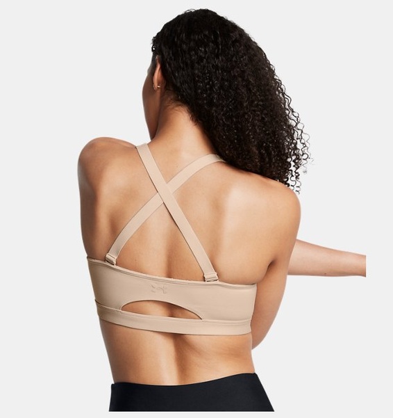 Bej Kadın UA SmartForm Evolution Mid Spor Sütyeni