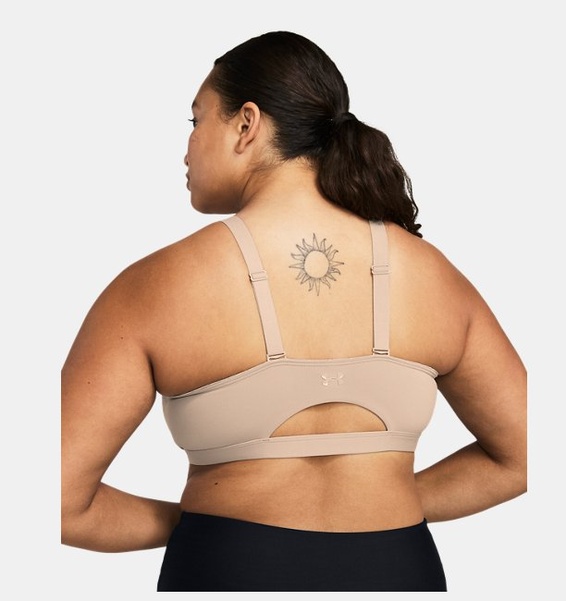 Bej Kadın UA SmartForm Evolution Mid Spor Sütyeni