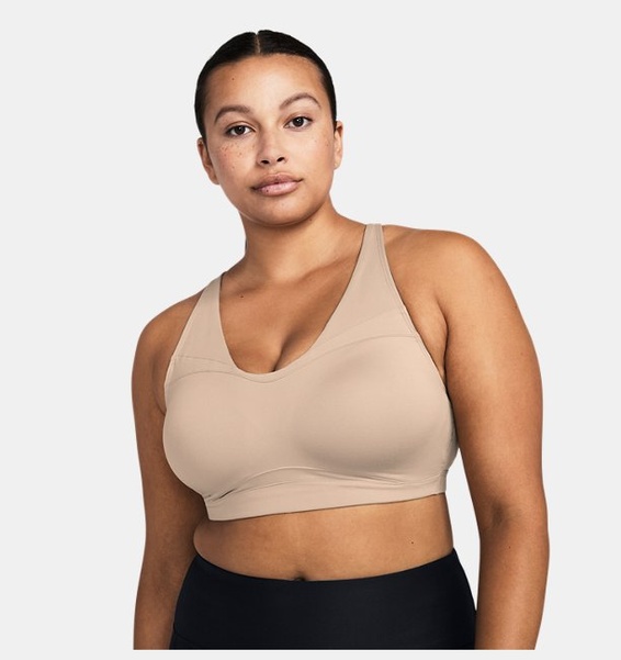 Bej Kadın UA SmartForm Evolution Mid Spor Sütyeni