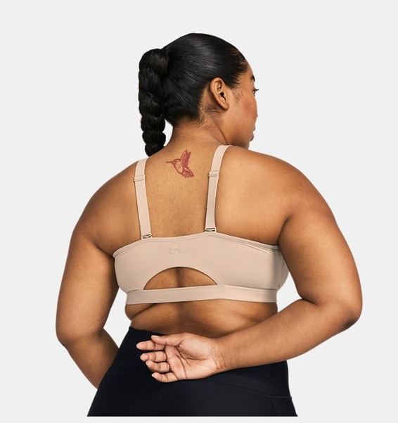 Bej Kadın UA SmartForm Evolution Mid Spor Sütyeni