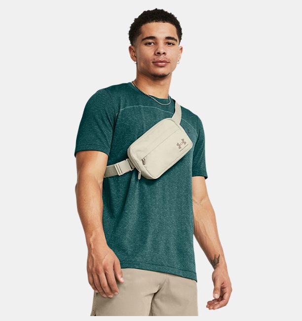 Unisex UA Sportstyle Xbody Bel Çantası Bej