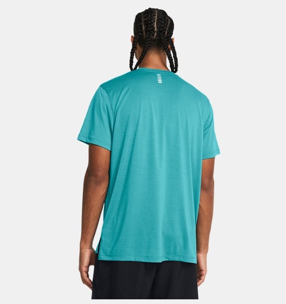 Petrol Yeşili Erkek UA Launch Kısa Kollu T-shirt