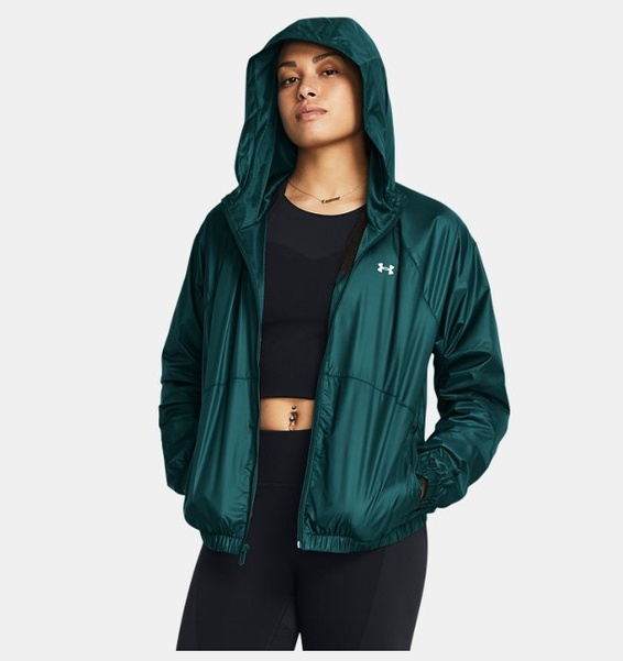 Petrol Yeşili Kadın UA Rival Sport Rüzgarlık