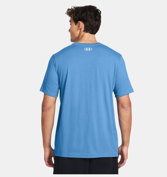 Mavi Erkek UA Sportstyle Logo Update Kısa Kollu Tişört