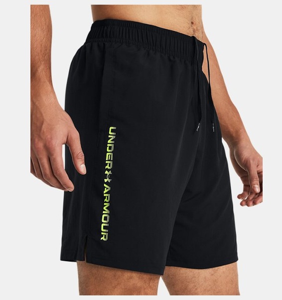 Siyah Erkek UA Tech Dokuma Wordmark Şort