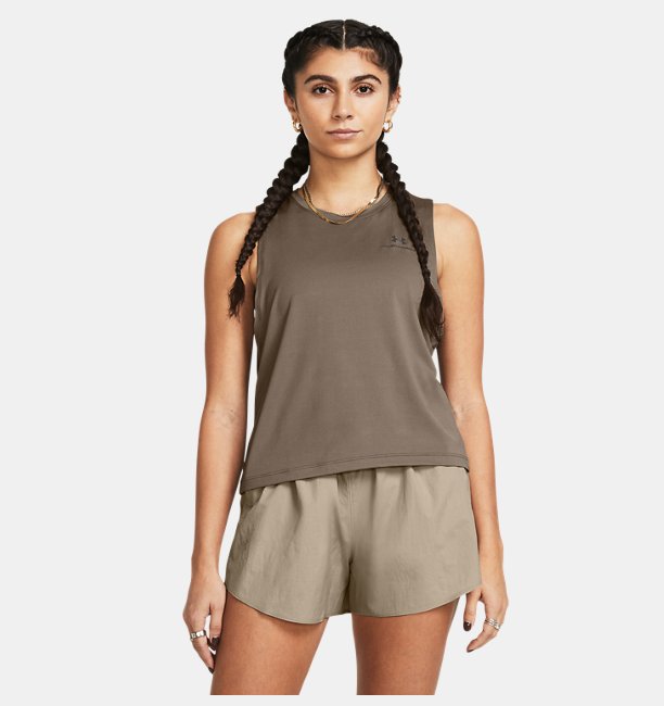 Kadın UA Vanish Energy Crop Atlet Kahverengi