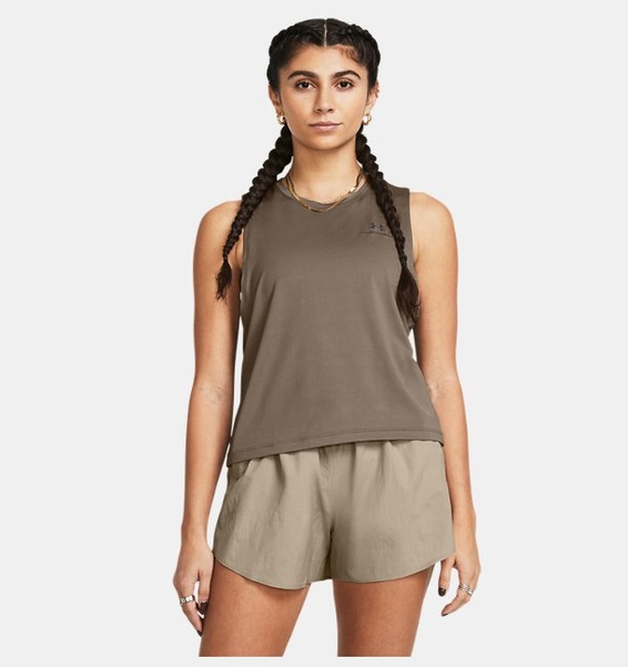 Kahverengi Kadın UA Vanish Energy Crop Atlet