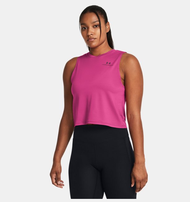 Kadın UA Vanish Energy Crop Atlet Pembe