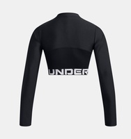 Kadın UA HeatGear Rib 1/4 Fermuarlı Uzun Kollu T-shirt