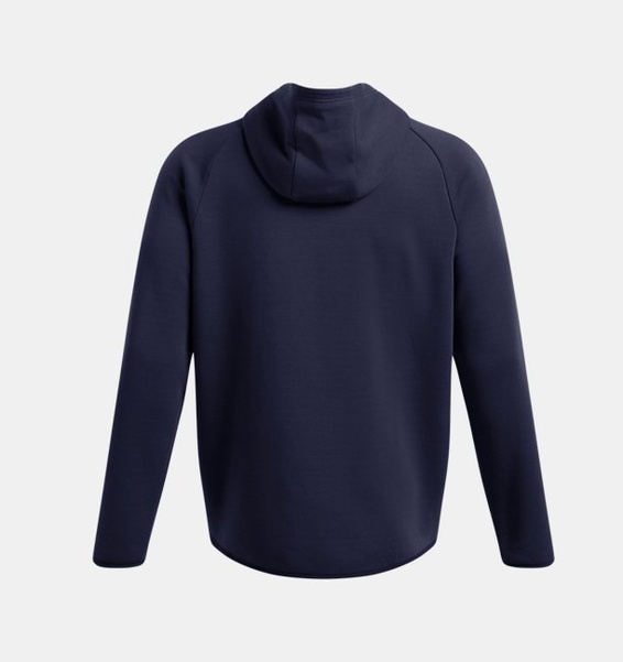 Lacivert Erkek UA Unstoppable Fleece Tam Fermuarlı HD EU Sweatshirt