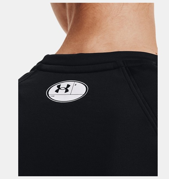 Siyah Kadın UA CG Authentics Bisiklet Yaka Uzun Kollu T-shirt