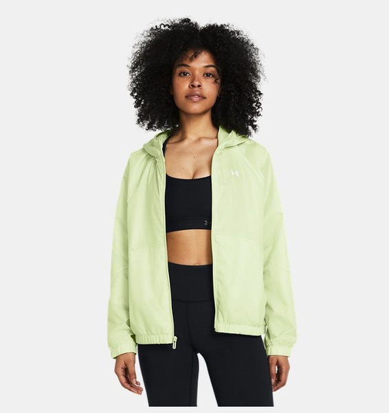 Yeşil Kadın UA Rival Sport Rüzgarlık
